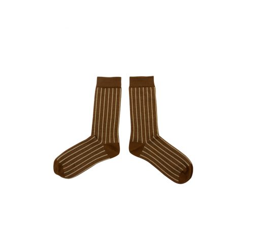 Monk & Anna - Sock, Glitter Lines, Oak