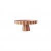 OYOY - Toppu Tray, Etagere Ø 20 x H 9, gestreift caramel