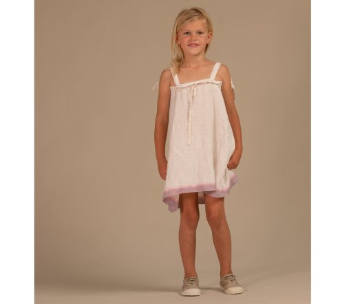 LongLiveTheQueen - Kleid, Milkwhite, Leinen – Bild 2
