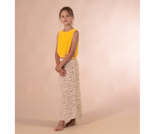 LongLiveTheQueen - Terry Top, Yellow, Biobaumwolle – Bild 2