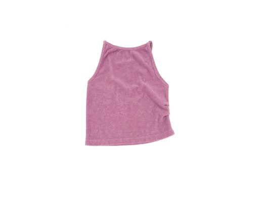 LongLiveTheQueen - Terry Sommer Top, Warm Pink, Biobaumwolle – Bild 2