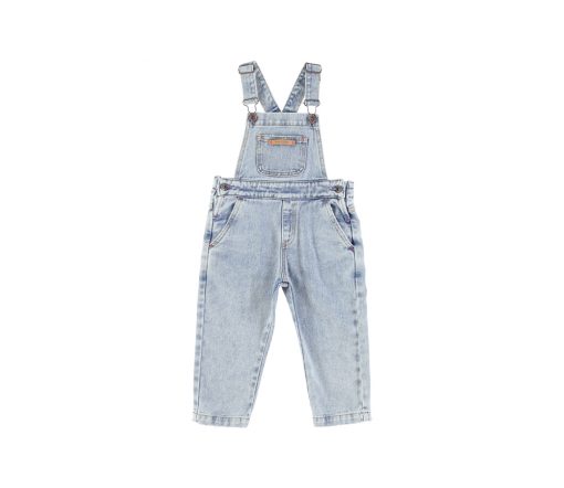 PiuPiuChick - Jeans Latzhose, blue denim