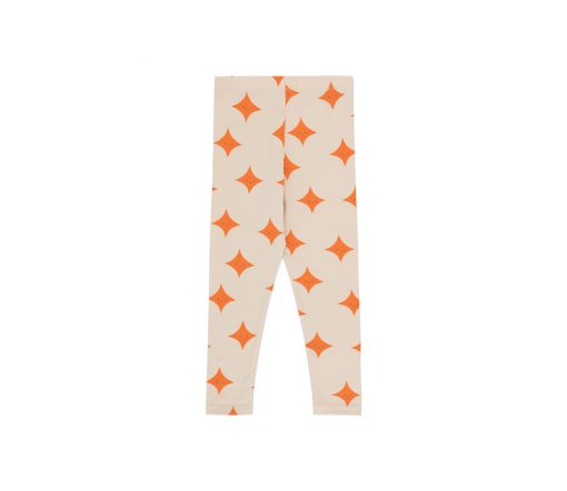 TinyCottons - Leggings "SPARKLE", toast, Biobaumwolle – Bild 2