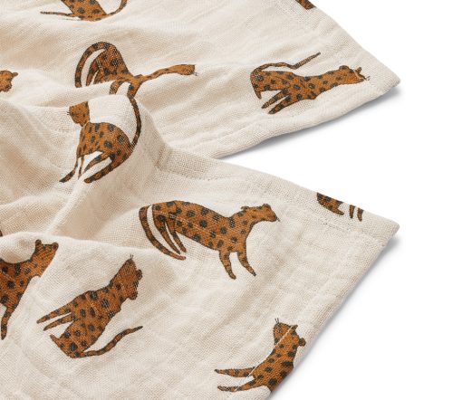 Liewood - Musselintücher "LEOPARD" BioBaumwolle, 2ER-PACK – Bild 2