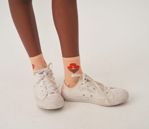 TinyCottons - Socken "ICE CREAM", papaya – Bild 2