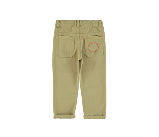 PiuPiuChick - Jeanshose, Khaki, Unisex – Bild 4