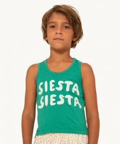 TinyCottons - Tank Top "SIESTA", deep green, Biobaumwolle