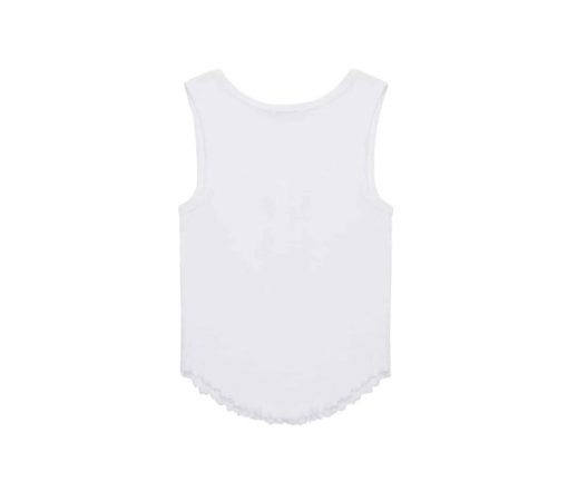 The New Society - Tank Top "ROSANNA", white, Biobaumwolle – Bild 3