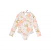 The New Society - Badeanzug "RAFFAELLA", Blumenprint, Recycelt Polyester