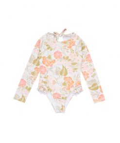 The New Society - Badeanzug "RAFFAELLA", Blumenprint, Recycelt Polyester