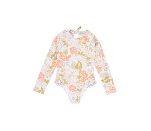 The New Society - Badeanzug "RAFFAELLA", Blumenprint, Recycelt Polyester