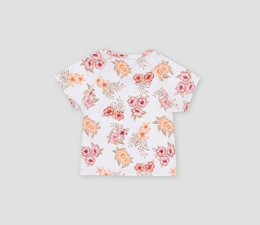 The New Society - Badeshirt "PALERMO", Blumenprint, Recycelt Polyester – Bild 2