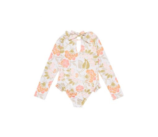 The New Society - Badeanzug "RAFFAELLA", Blumenprint, Recycelt Polyester – Bild 2
