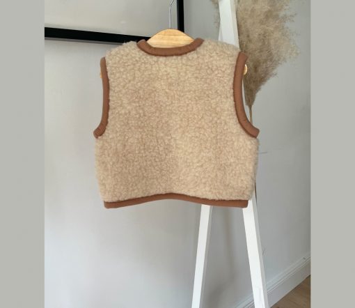 Alwero - Bodywarmer CARPATHIAN, Biowolle, BEIGE – Bild 9