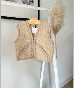 Alwero - Bodywarmer CARPATHIAN, Biowolle, ENGLISH TEA