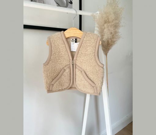 Alwero - Bodywarmer CARPATHIAN, Biowolle, ENGLISH TEA