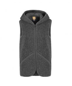 Alwero - Bodywarmer "Everest" Adult, Biowolle, GRAPHITE, Unisex
