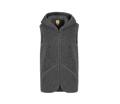 Alwero - Bodywarmer "Everest" Adult, Biowolle, GRAPHITE, Unisex