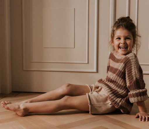 YUKI - Chunky Knit, STRIPES DUST, Bio Baumwolle – Bild 4
