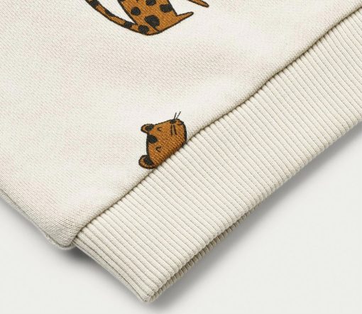 Liewood -  Kapuzenpullover "Hildur Leopard", Biobaumwolle GOTS – Bild 5