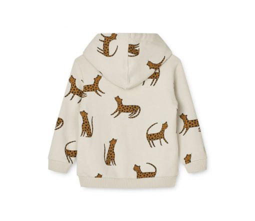Liewood -  Kapuzenpullover "Hildur Leopard", Biobaumwolle GOTS – Bild 2