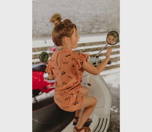 SPROET & SPROUT - Terry Jumpsuit, Sonnenbrillen, Café, Bio Baumwolle – Bild 4