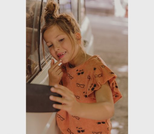 SPROET & SPROUT - Terry Jumpsuit, Sonnenbrillen, Café, Bio Baumwolle – Bild 5