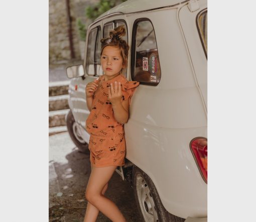 SPROET & SPROUT - Terry Jumpsuit, Sonnenbrillen, Café, Bio Baumwolle – Bild 3