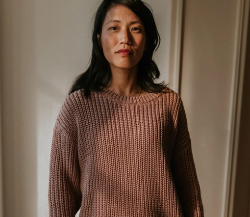 YUKI - Chunky Knit Women, BLUSH, Bio Baumwolle – Bild 2