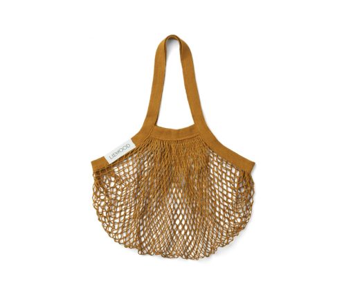 Liewood -  Mesi Mesh Tote Bag, Golden Caramel