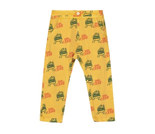 BONMOT ORGANIC - Hose "CRABS", Safron, Biobaumwolle