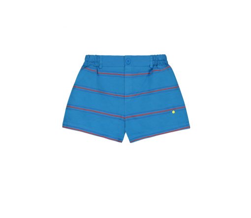 BONMOT ORGANIC - Shorts "ALLOVER STRIPES", Fresh Blue, Biobaumwolle