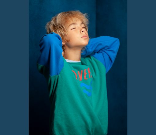 BONMOT ORGANIC - Sweatshirt "DIVER", Verdigris, Biobaumwolle – Bild 2