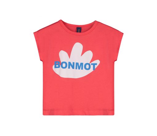 BONMOT ORGANIC - T-Shirt "SEAWEED", RED, Biobaumwolle