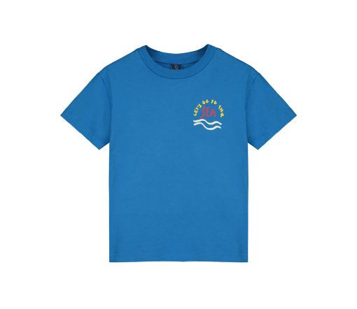 BONMOT ORGANIC - T-Shirt "UNDER WATER LIFE", Fresh Blue, Biobaumwolle – Bild 2
