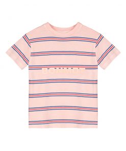 BONMOT ORGANIC - T-Shirt "STRIPES BONMOT", Dusty Pink, Biobaumwolle