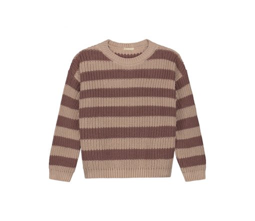 YUKI - Chunky Knit Women, STRIPES DUST, Bio Baumwolle – Bild 2
