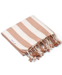 Liewood - Strandtuch "MONA", gestreift TUSCANY ROSE, BioBaumwolle