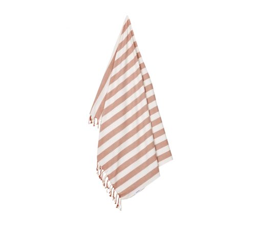 Liewood - Strandtuch "MONA", gestreift TUSCANY ROSE, BioBaumwolle – Bild 2