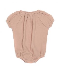 Huttelihut -  Romper "Comfy", Rose, Musselin