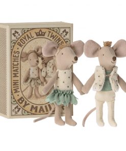 Maileg -  Königliche Zwillingsmäuse, Kleine Schwester und Bruder in Box