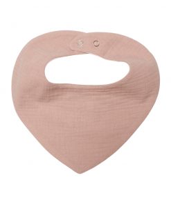 Huttelihut -  Lätzchen "Lulu", Rose, Musselin