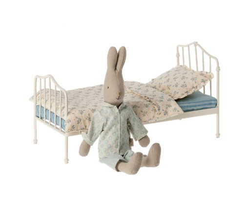Maileg -  Miniaturbett, Mini - Blau – Bild 2