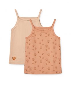 Liewood -  Unterhemd 2er Set "NAOMI", Sea Shell, Biobaumwolle
