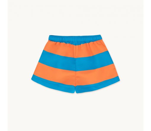 TinyCottons - Badehose gestreift, tangerine/lapis blue – Bild 4