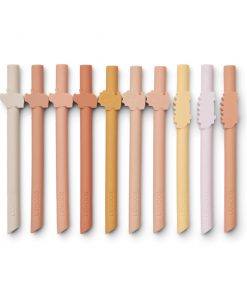 Liewood -  Strohhalme "Badu", Safari Mulit Mix 10er Pack