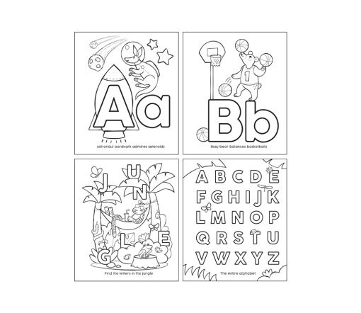 OOLY - Malbuch "Animal Letters", 30 Bilder – Bild 3