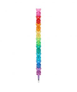 OOLY - Buntstifte 9er Set, Bunch O’ Bears Gummy Bear Stacking Crayons