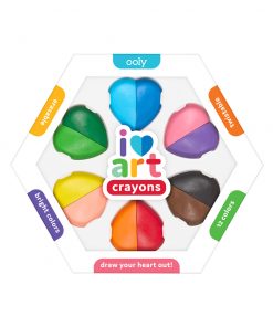 OOLY - Crayon, I HEART, 6er Set, Multimix