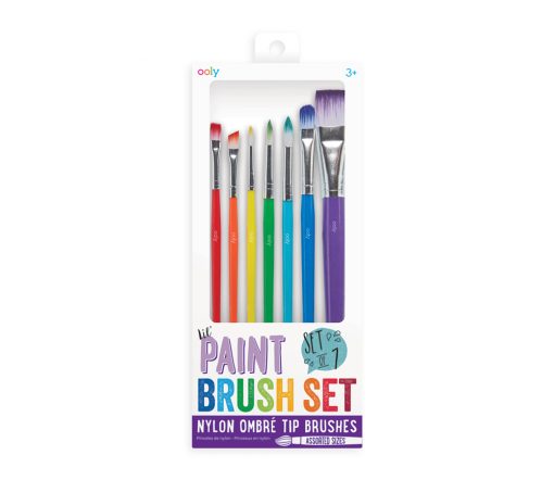 OOLY - Pinselset "Lil Paint Brush", 7er Set